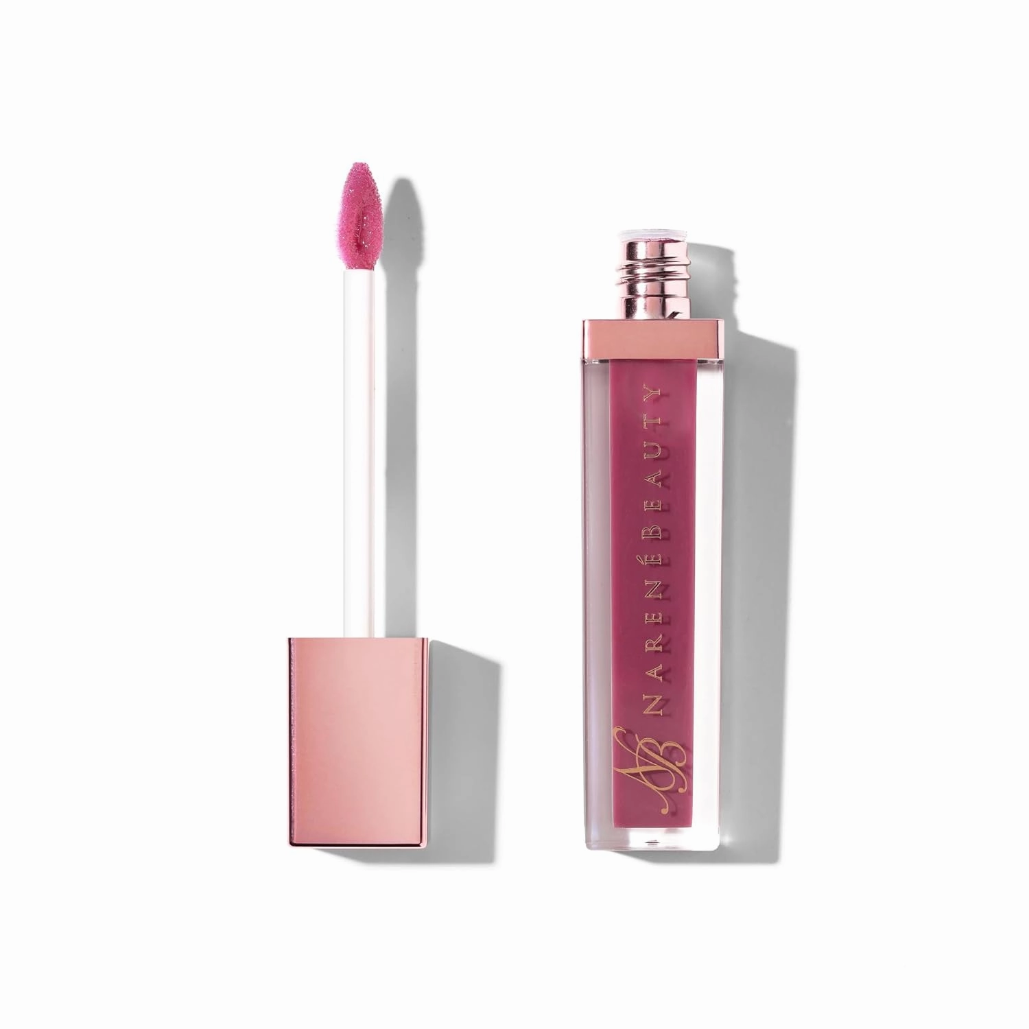 Plumping Tinted Lip Gloss, Cruelty Free, Vegan, Paraben Free - Made in Italy (SNOBBISH | Dark Berry Pink)