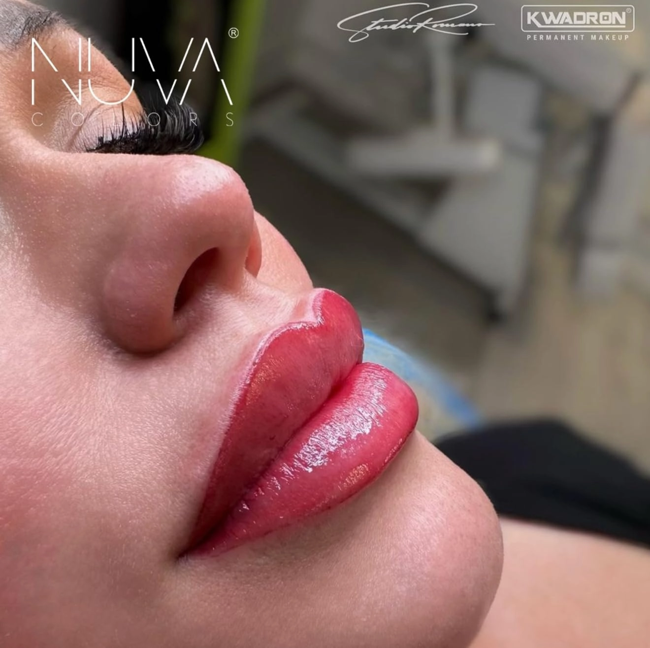 PMU Lip Pigment, Customizable, Cool Undertone for Lip Blushing & More, Vegan, Made in USA (Russian Red)