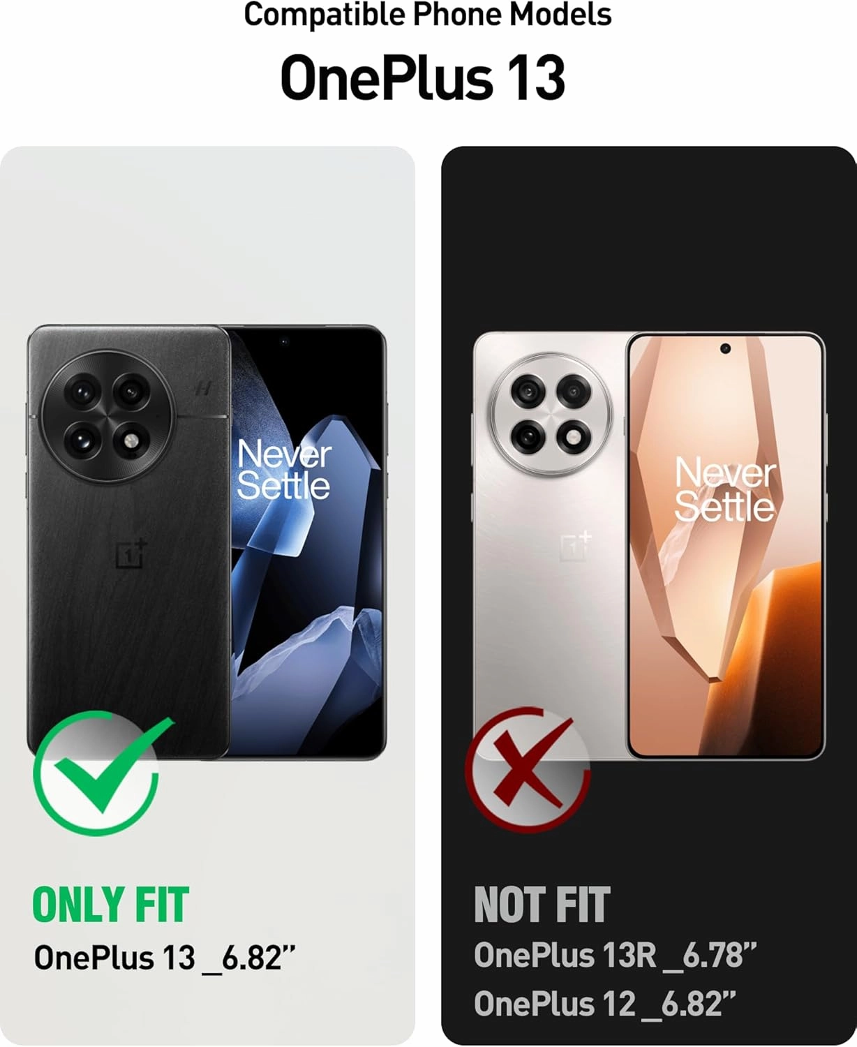 Poetic Guardian Case for OnePlus 13 5G, Built-in Screen Protector [Work with Fingerprint ID], [2 Front Frame] Full Body Shockproof Rugged Clear Cover Case, Green/Clear