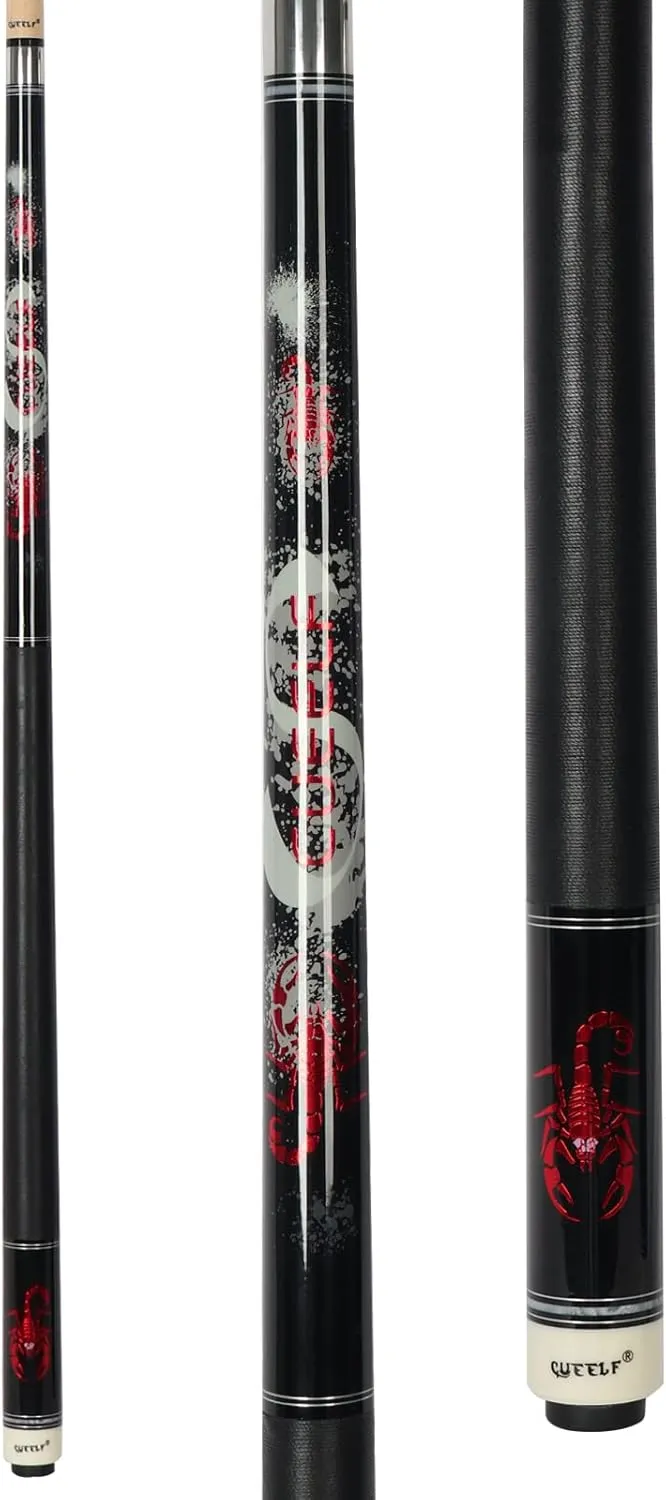 Pool Cue Stick,Billiard Cue Sticks with Hard Case Low Deflection Shaft Professional Billiard Pool Cues Sticks 19.5-21 oz cue Stick