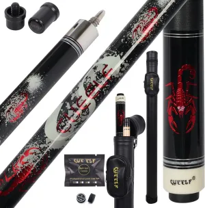 Pool Cue Stick,Billiard Cue Sticks with Hard Case Low Deflection Shaft Professional Billiard Pool Cues Sticks 19.5-21 oz cue Stick