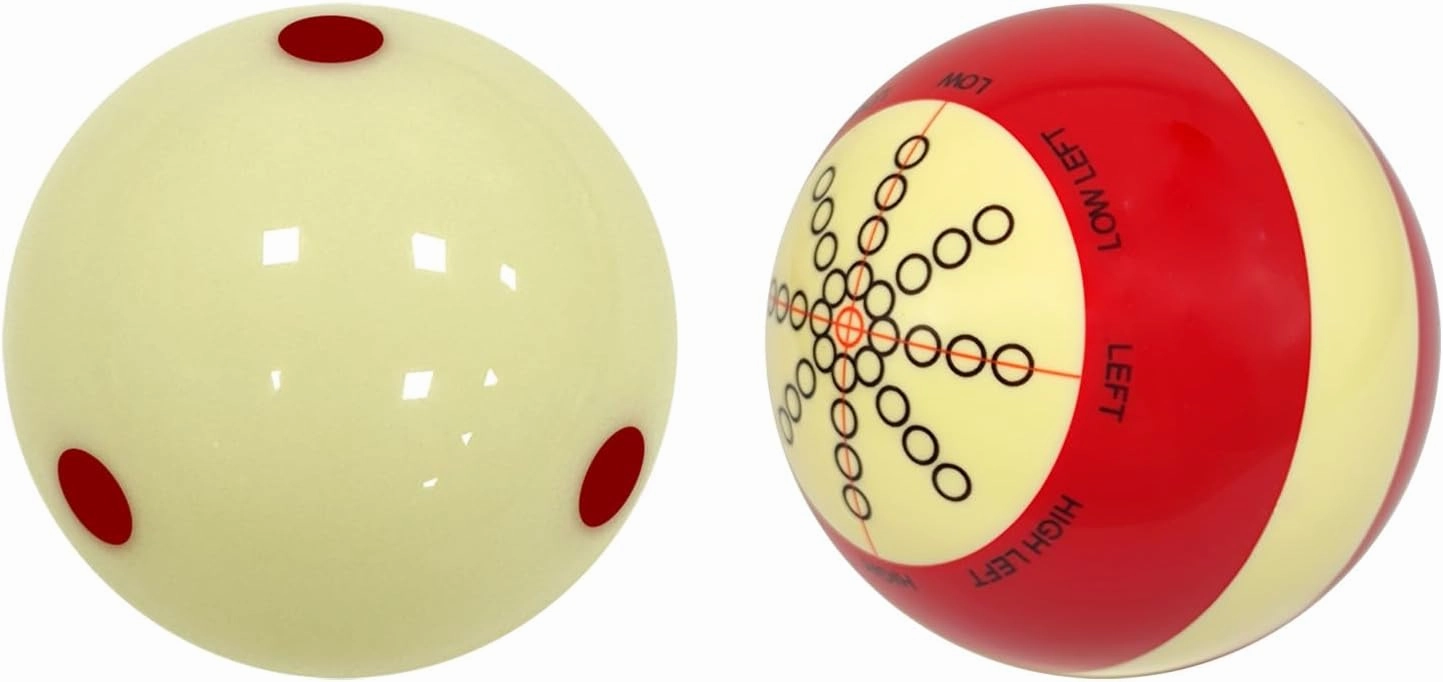 Pool Cue Ball 2-1/4" Standard Size Billiard Cue Ball Replacement for Training
