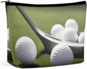 Portable Small Cosmetic Bag Cute Travel Makeup Bag Golf Waterproof Toiletry Bag for Women