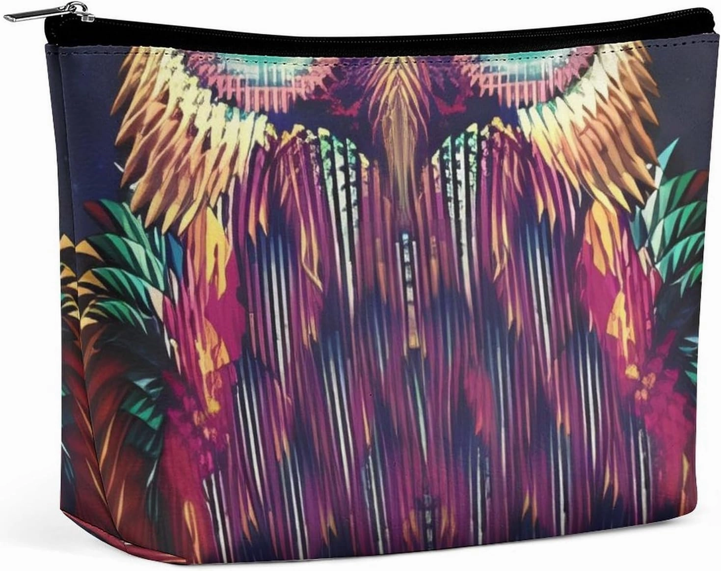 Portable Small Cosmetic Bag Cute Travel Makeup Bag Owl Pattern Waterproof Toiletry Bag for Women