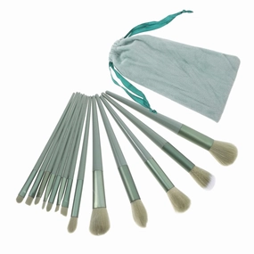 Premium Makeup Brush Set 13 Pieces for Blending Contouring and Foundation Made of Materials Perfect for Daily Use Travel and Work