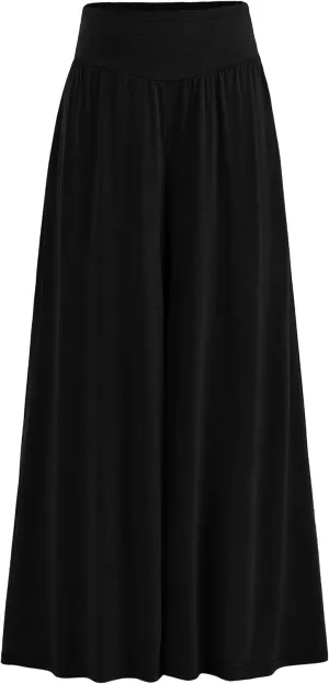 PRETTYGARDEN Women's Summer Wide Leg Trouser Pants Casual High Waisted Flowy Palazzo Lounge Pant with Pockets