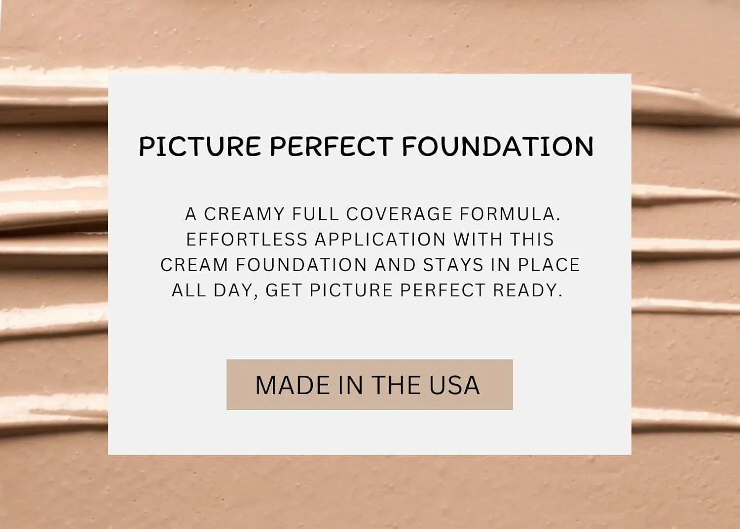 PRIMROSE PICTURE PERFECT FOUNDATION, Medium to Full Coverage with Flawless Finish, Paraben Free, Cruelty Free, Made in the USA. 0.42 oz/12 g (Lumiere Olive)