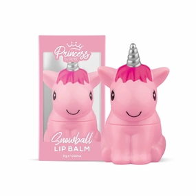 Princess Snowball Lip Balm 3gm for Pre-teen Girls | Color - Pink | Enriched With Shea Butter, Cocoa Butter & Vitamin E| Cruelty Free & Vegan