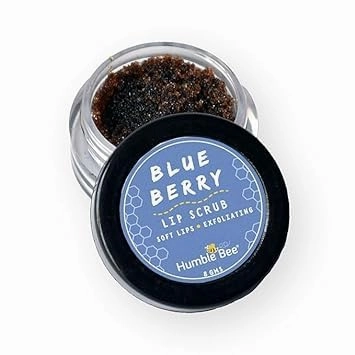 PUB Lip Scrub for Lightening & Brightening Lips, Exfoliates Dark Lips (Pack of: 1, 8 g) (Blueberry Lip Scrub)