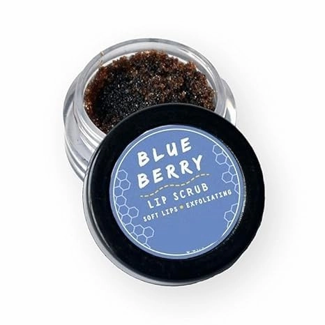 PUB Lip Scrub for Lightening & Brightening Lips, Exfoliates Dark Lips (Pack of: 1, 8 g) (Blueberry Lip Scrub)