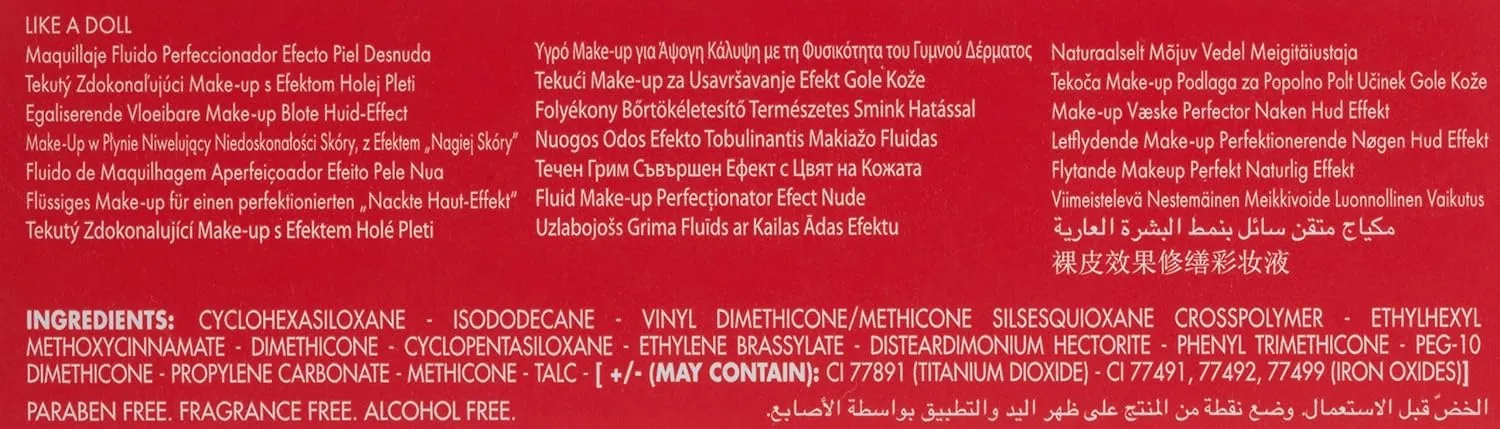 PUPA Milano Like A Doll Perfecting Make-Up Fluid, Sand 30 ml