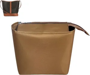 Purse Organizer Insert, Slim Inside Bag Organizer Insert Fit for Celine Triomphe Canvas Bucket Bag Small Drawstring Inner Liner Bag In Bag Organizer (Style-04, Medium)