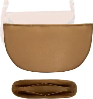 Purse Organizer Insert, Slim Inside Half Moon Bag Organizer Insert Fit for Hirondelle Handbag Inner Liner Bag Organizer Multiple Pockets