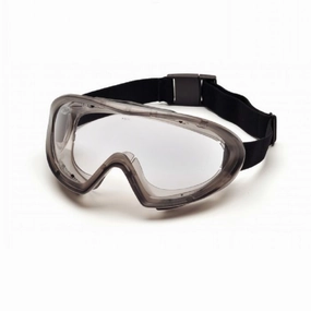 Pyramex Capstone 500 Series GG504T Direct Indirect Goggle Gray Frame Clear H2X Anti Fog Lens One Size, 1 Each