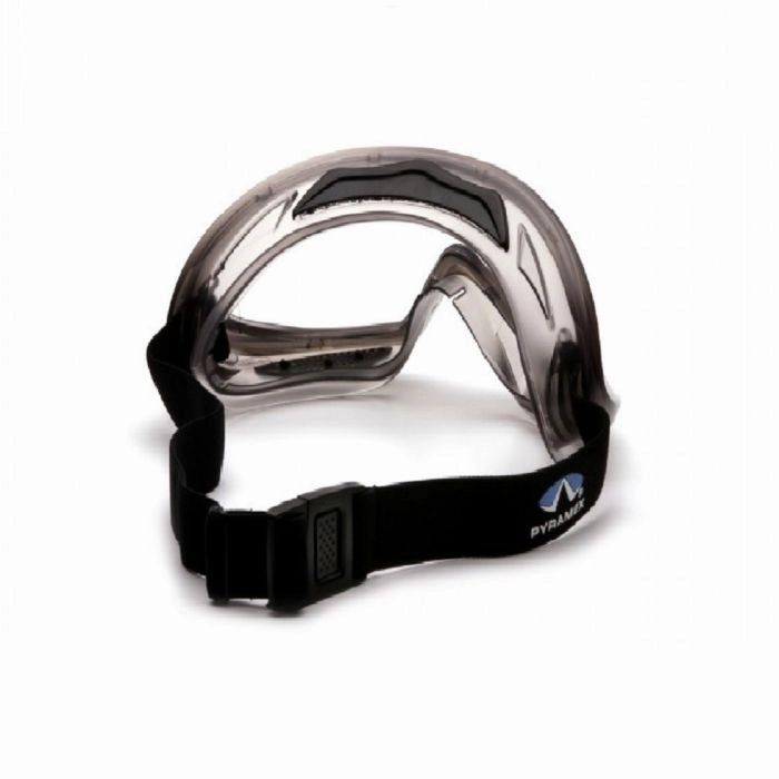 Pyramex Capstone 500 Series GG504T Direct Indirect Goggle Gray Frame Clear H2X Anti Fog Lens One Size, 1 Each