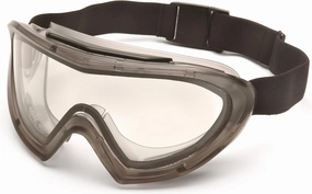 Pyramex Capstone Gray Direct/Indirect Goggle with Clear Anti-Fog Dual Lens