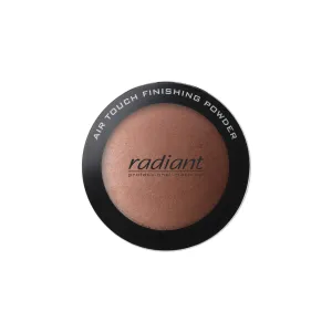 Radiant Professional Air Touch Finishing Powder - Makeup Setting Powder for Face - Give Skin a Sheer Natural Glow - Pressed Powder Compact - Talc Free - Oil Free - Perfume Free - Terracotta (04)