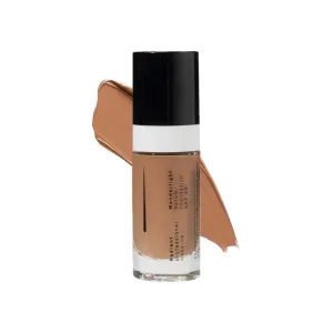 Radiant Professional Wonderlight Serum Liquid Foundation for Makeup Kit - Alternative to Bronzer Powder - Color Corrector & Under Eye Concealer - Matte Eyeshadow Base - 1.01 oz - Dark Beige (06)
