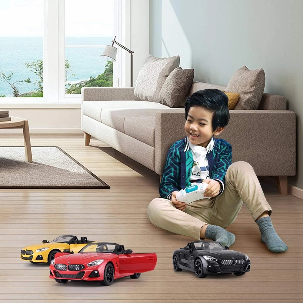 RASTAR BMW RC Car, 1/14 Scale BMW Z4 Roadster New Version Remote Control Car, Convertible Toy Car – Red / 2.4Ghz