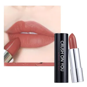 READY TO SHINE Matte Lipstick, Burnt Sienna with a Rosy Orange Twist Lip Color -CRUSH ON YOU (302-Close to You) XOXO Edition