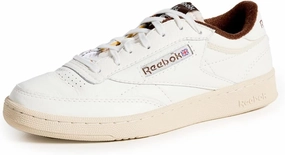Reebok Unisex Club C 85 Vintage Sneaker, Chalk/Alabaster/Brush Brown, 8.5 US Men