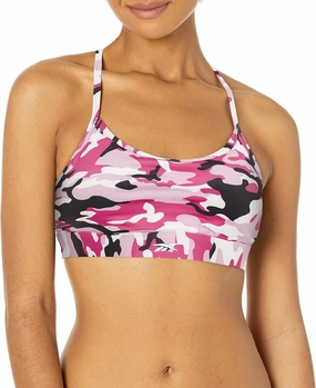 Reebok Women's Lux Skinny Strap Sports Bra, Medium Support