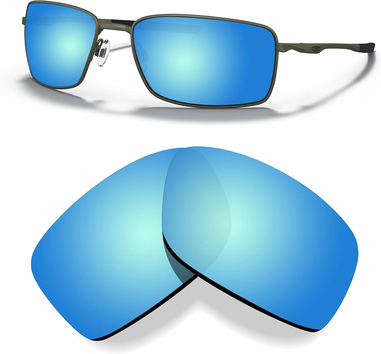 Replacement Lenses for Oakley Square Wire OO4075 Sunglasses 2014 with Excellent Polarization