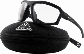 REV Z87  Powersports Motorcycle Riding Goggles High Impact Photochromic UV400 Eclipse Shift Sports Wrap Sunglasses Safety Glasses for Men & Women