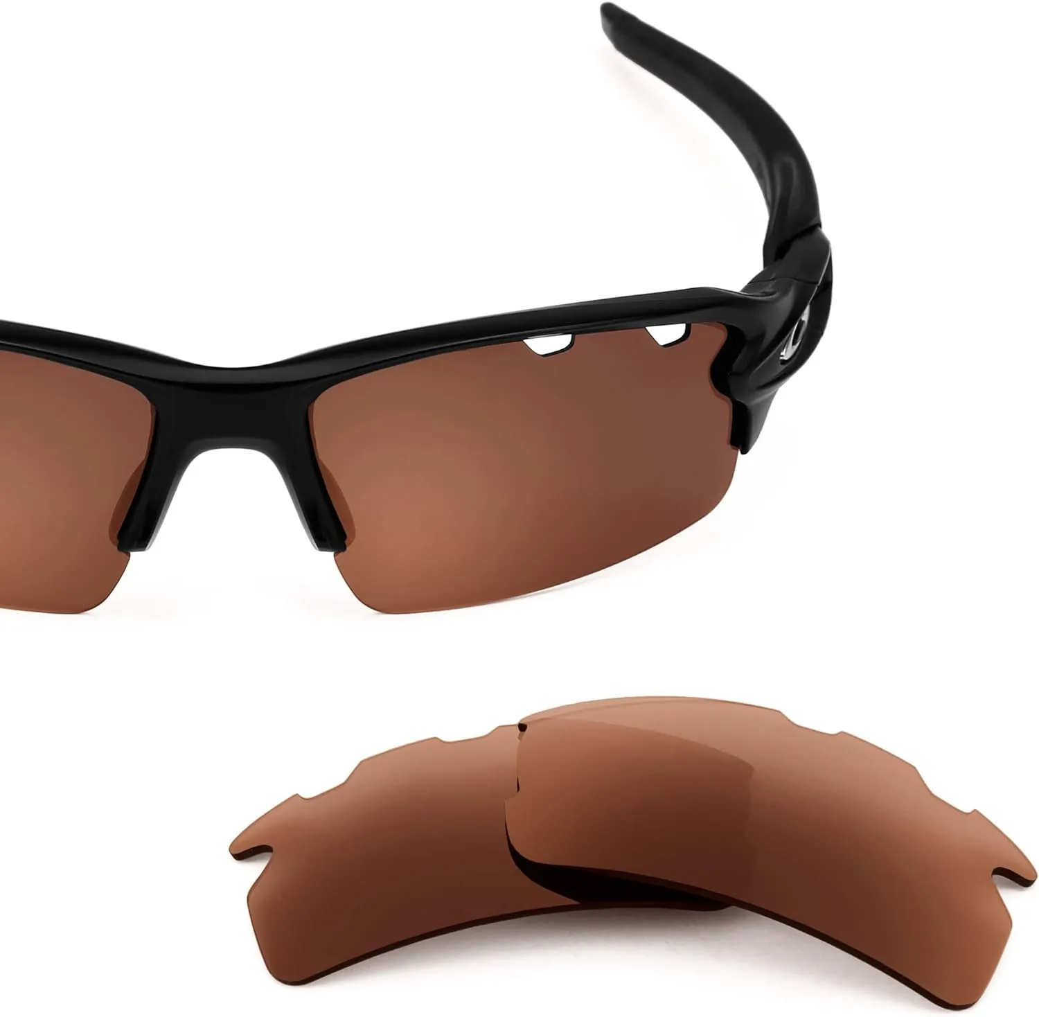 Revant Replacement Lenses for Oakley Flak 2.0 Vented sunglasses, Polarized Options, Anti-Scratch and Impact Resistant