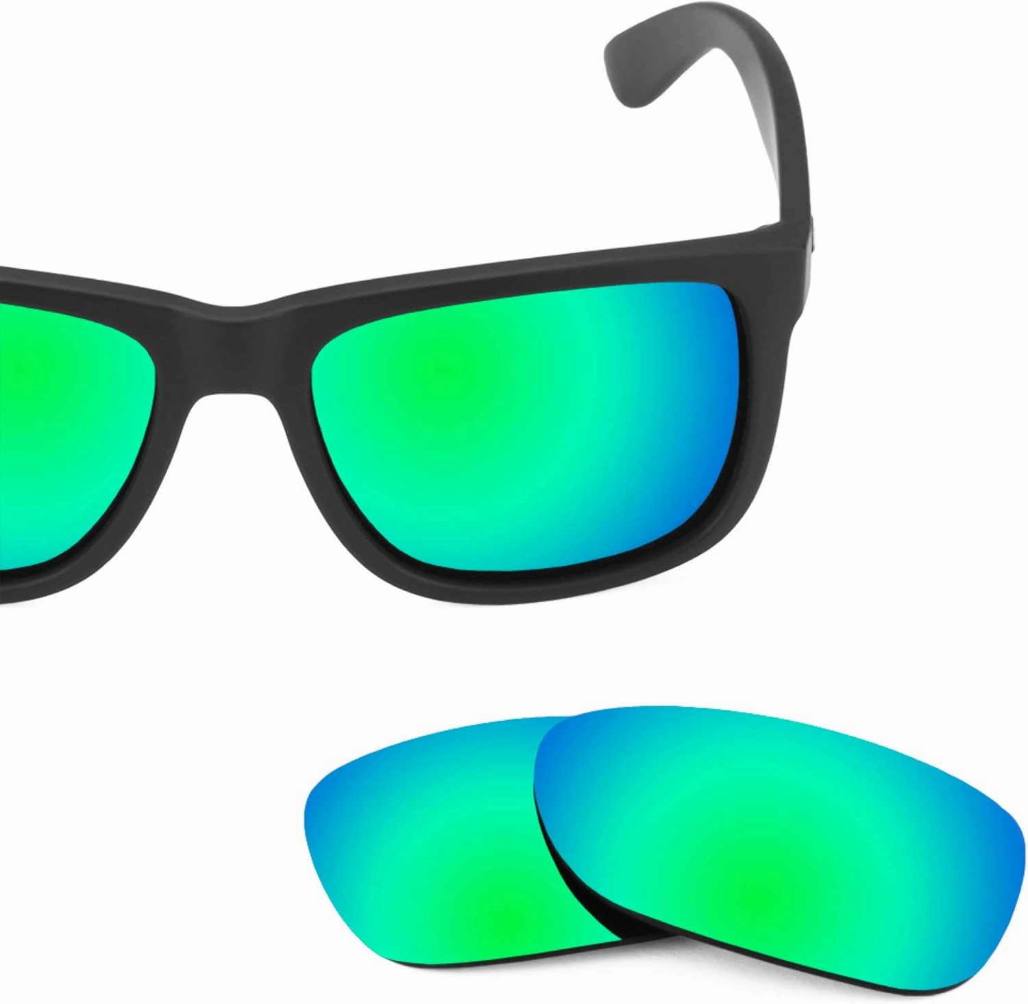 Revant Replacement Lenses for Ray-Ban Justin RB4165 54mm sunglasses, Polarized Options, Anti-Scratch and Impact Resistant