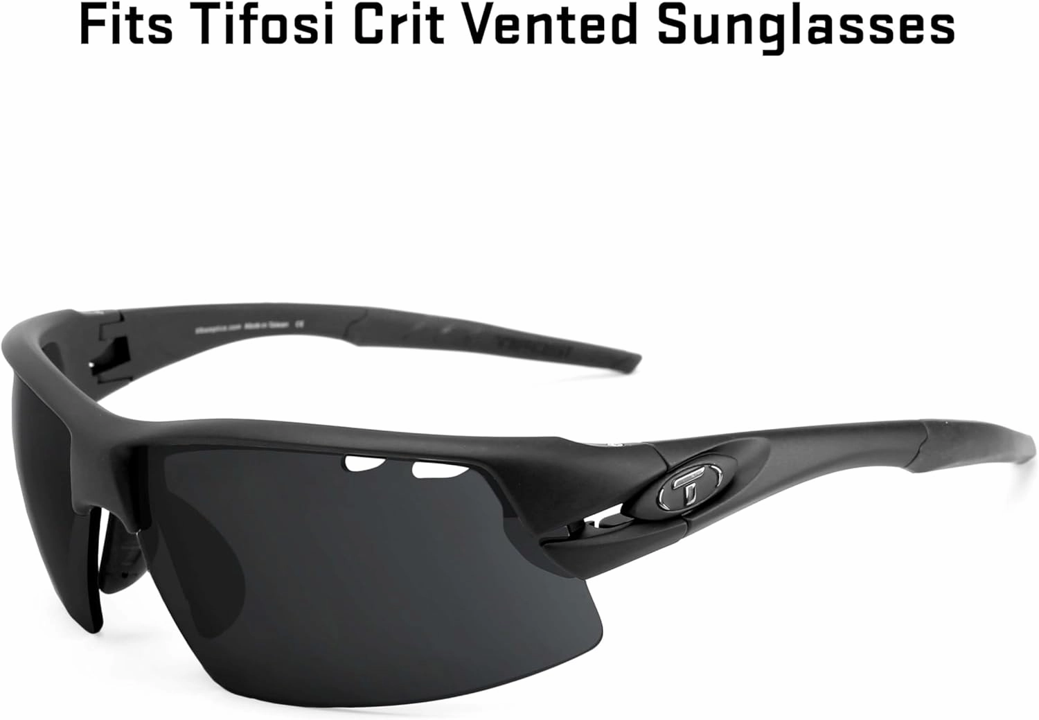 Revant Replacement Lenses for Tifosi Crit Vented Sunglasses, Polarized Options, Anti-Scratch, and Impact Resistant