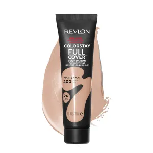 Revlon Liquid Foundation, ColorStay Face Makeup for Normal and Dry Skin, Longwear Full Coverage with Matte Finish, Oil Free, Nude, 1.0 Fl Oz