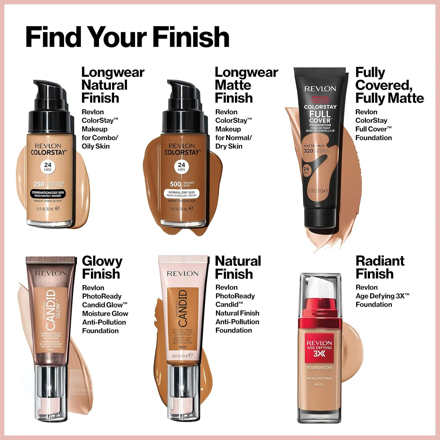 Revlon Liquid Foundation, ColorStay Face Makeup for Normal and Dry Skin, Longwear Full Coverage with Matte Finish, Oil Free, Nude, 1.0 Fl Oz
