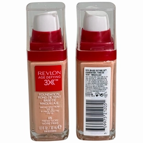 Revlon Age Defying 3X Makeup Foundation #05 Fresh Ivory - Wholesale 12 Units (RAD3X05)