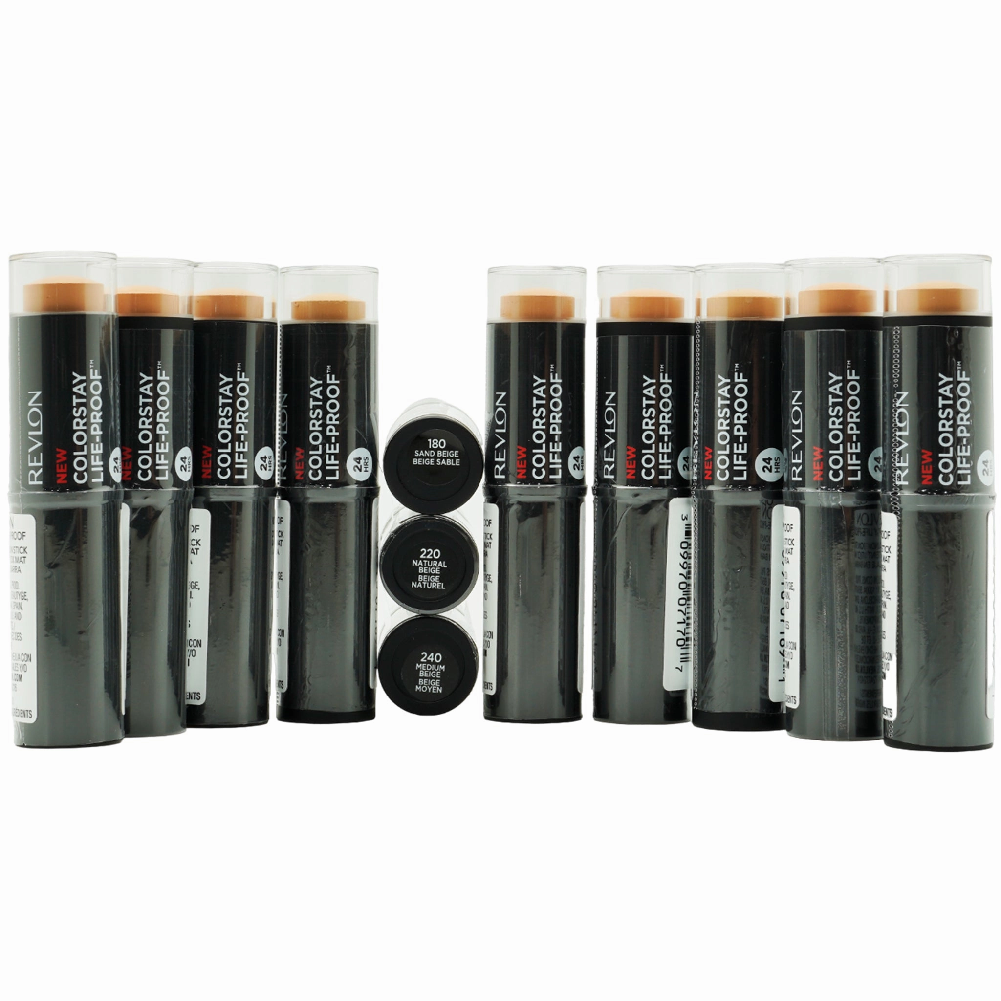 Revlon Colorstay Lifeproof Foundation Stick Assorted - Wholesale 12 Units (RCLPROF)