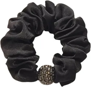 Rhinestone Foundation Tied Hair Rope Female Tied Ponytail Leather Band Ball Hair
