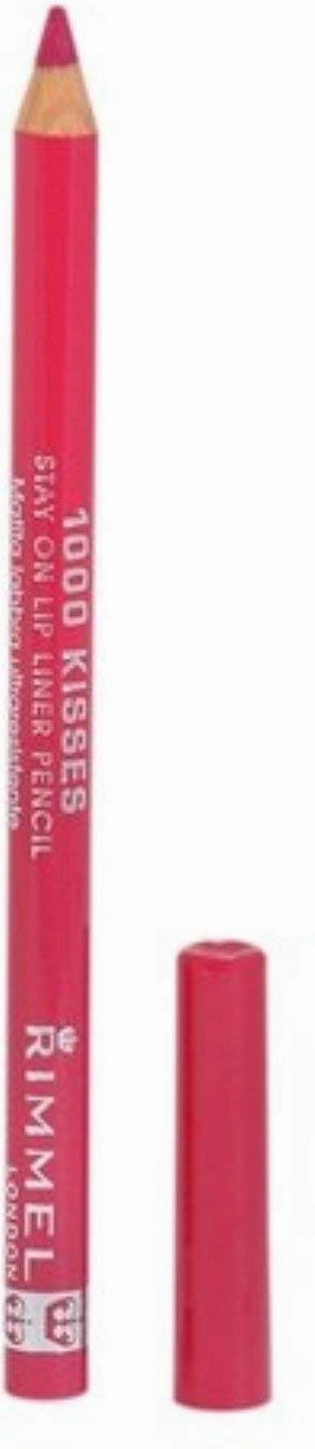 Rimmel London 1000 Kisses Lip Liner, Indian Pink 1 ea (Pack of 2)
