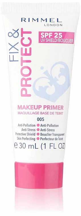 Rimmel London Fix & Protect Primer, Transparent, 30 ml