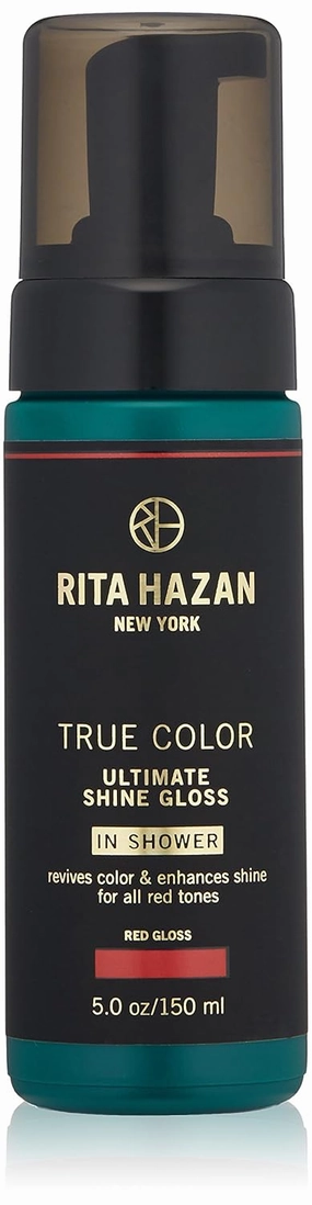 Rita Hazan Ultimate True Color Shine Gloss - Boost Hair Color with Healthy Hair Shine - Glazy Hair Treatment - New Package Design - 5 oz. Red Hair Gloss