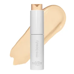 RMS Beauty ReEvolve Natural Finish Foundation - Liquid Foundation Face Makeup, Makeup Foundation Skin Tint, Refillable Foundation Pump Make Up