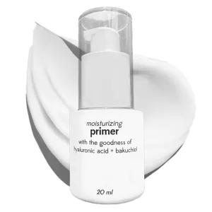 Ru by's Organics Primer for Face Makeup- Infused with Hyaluronic Acid and Bakuchiol, Moisturizing, Hydrating, Non-Greasy, Lightweight, Minimise Pores and Fine Lines, All Skin Type, Vegan - 20ml