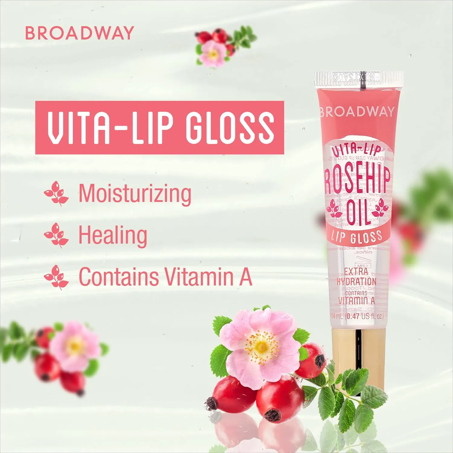 Ruby Kisses Broadway Vita-Lip Tinted & Clear Lip Gloss Set (11 Pack) Ultra-Hydrating & Soothing Formula with Vitamins, High-Shine Non-Sticky Lip Balm with Rosehip Coconut Oil, Pink & Brown Shades
