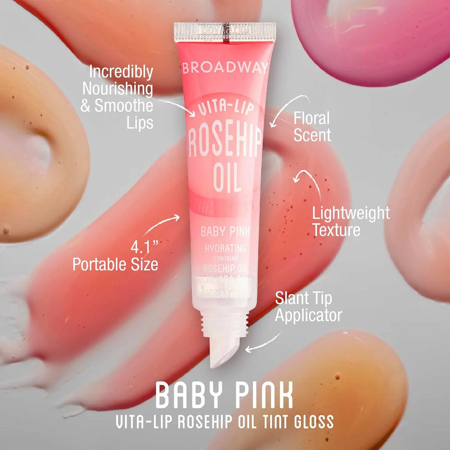 Ruby Kisses Broadway Vita-Lip Tinted & Clear Lip Gloss Set (11 Pack) Ultra-Hydrating & Soothing Formula with Vitamins, High-Shine Non-Sticky Lip Balm with Rosehip Coconut Oil, Pink & Brown Shades