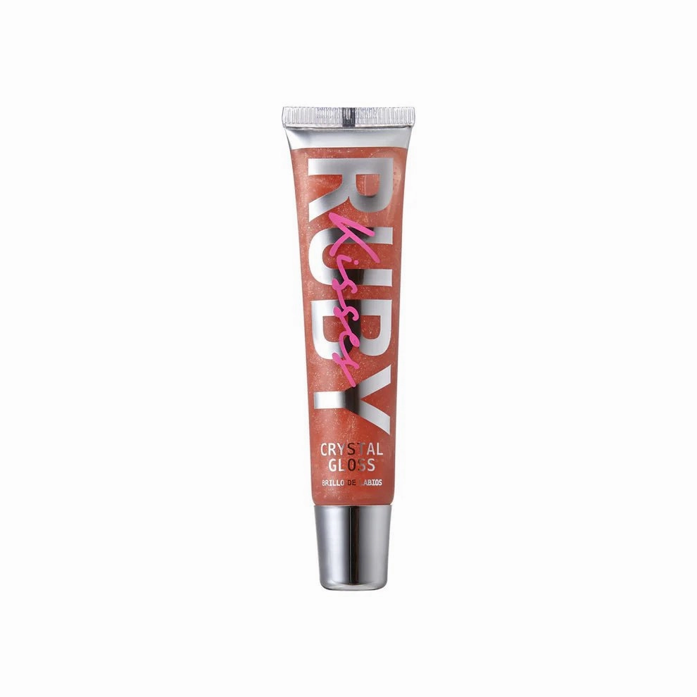 Ruby Kisses Crystal Lip Gloss – Non-Sticky, High Shine Finish | 7 Stunning Shades | 0.5 oz