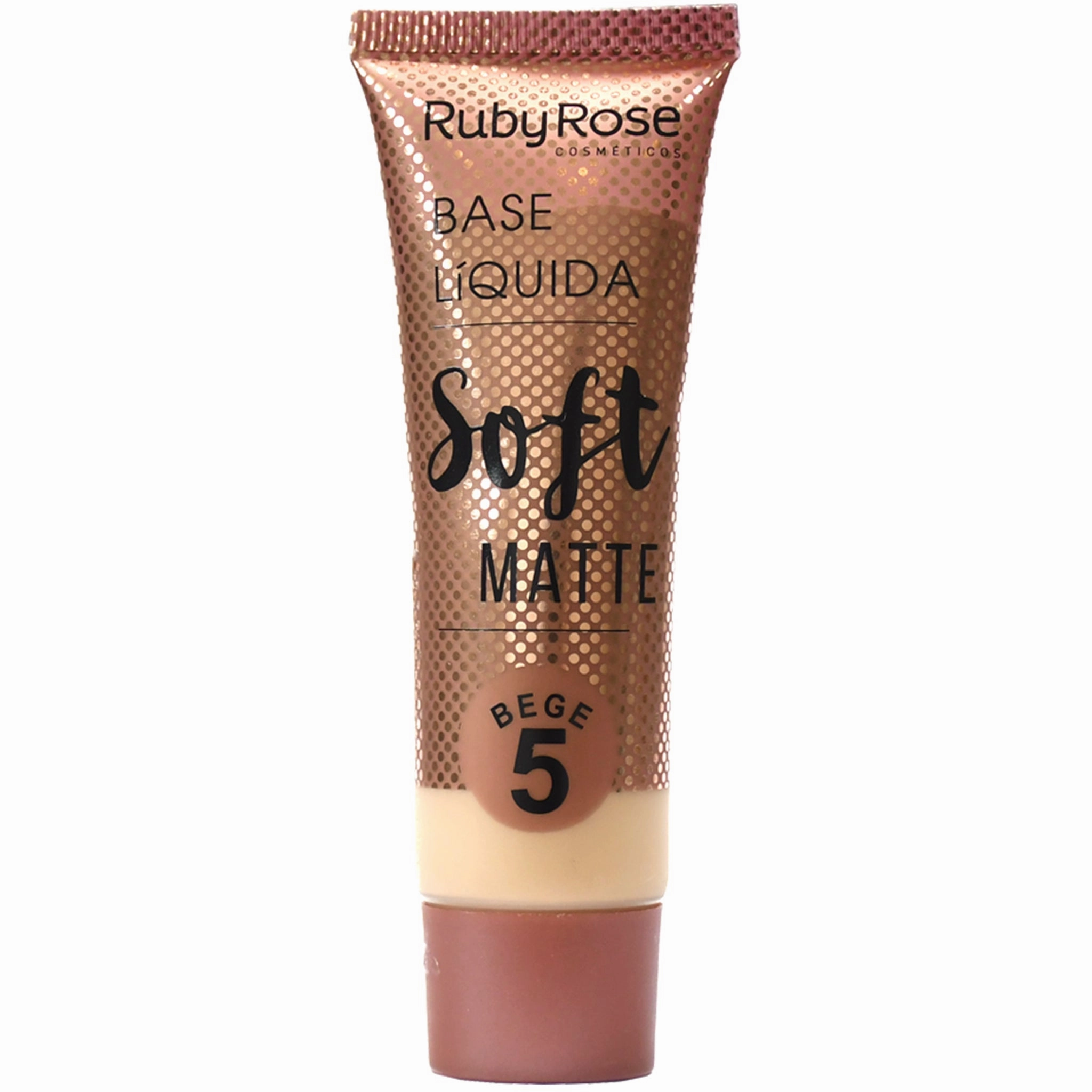 Ruby Rose Soft Matte Foundation Bege #5 - Wholesale 48 Units (HB-8050-7)