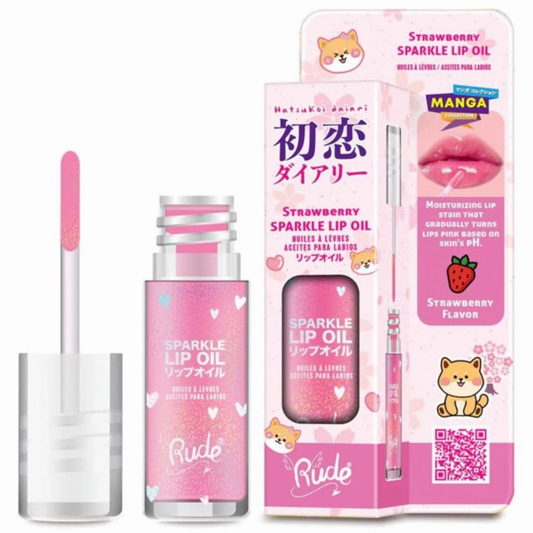 Rude Cosmetics Manga Collection Sparkle Lip Oil