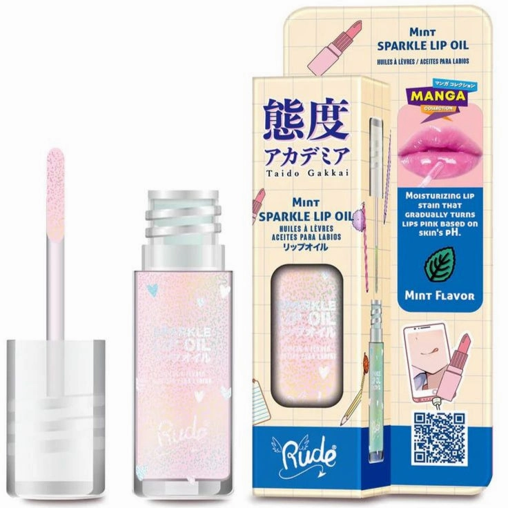 Rude Cosmetics Manga Collection Sparkle Lip Oil