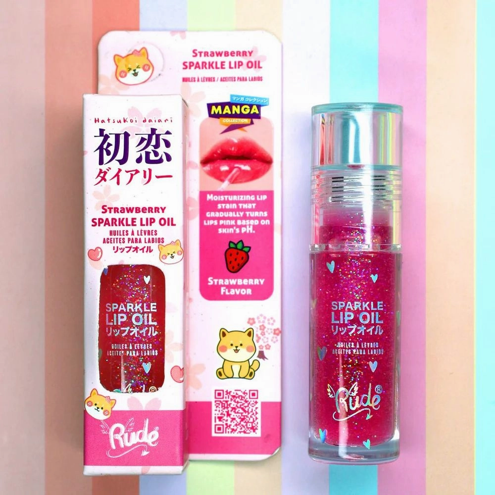 Rude Cosmetics Manga Collection Sparkle Lip Oil
