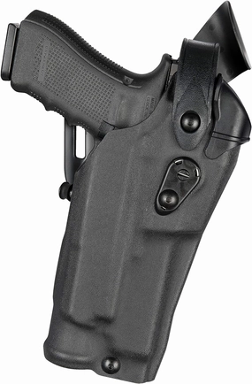 Safariland 6360RDS Level Three Retention Duty Holster, Red Dot Sight Compatible, STX Hi-Gloss Black, Right Hand, Fits: Glock 17/22 Surefire X300U