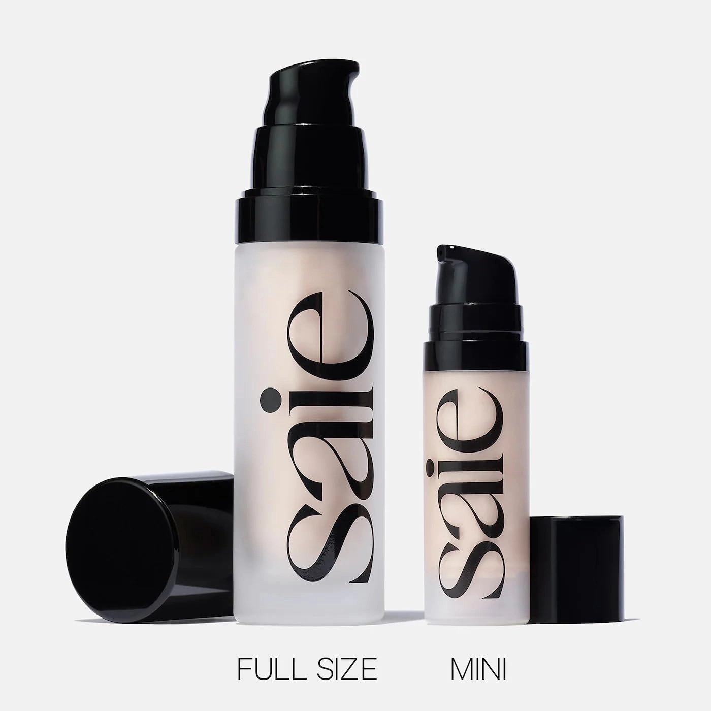 Saie Mini Glowy Super Gel Lightweight Illuminator - Luminizer   Makeup Primer for Glowing Skin - Enriched with Vitamin C   Hydrating Squalane Oil - Starglow (0.5 Oz)